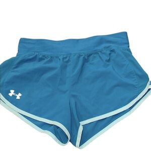 Under Armour Blue Athletic Shorts Moisture-Wicking Design size xsmall